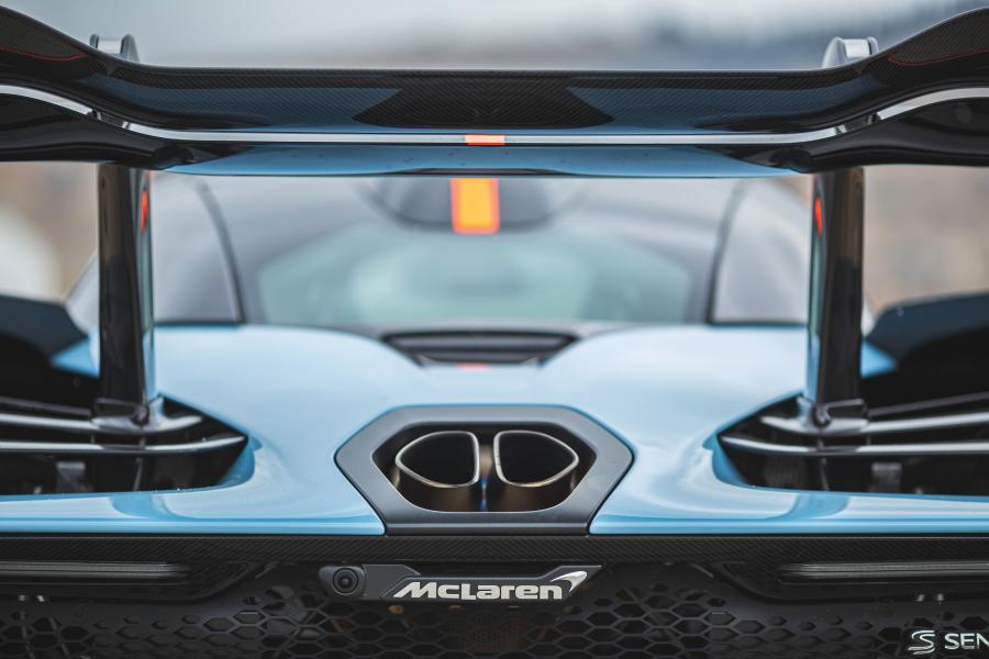 Детали экстерьера McLaren MSO Senna Gulf Oil Theme (P15) 2019 года  (NA) (фото 14 из 28)
